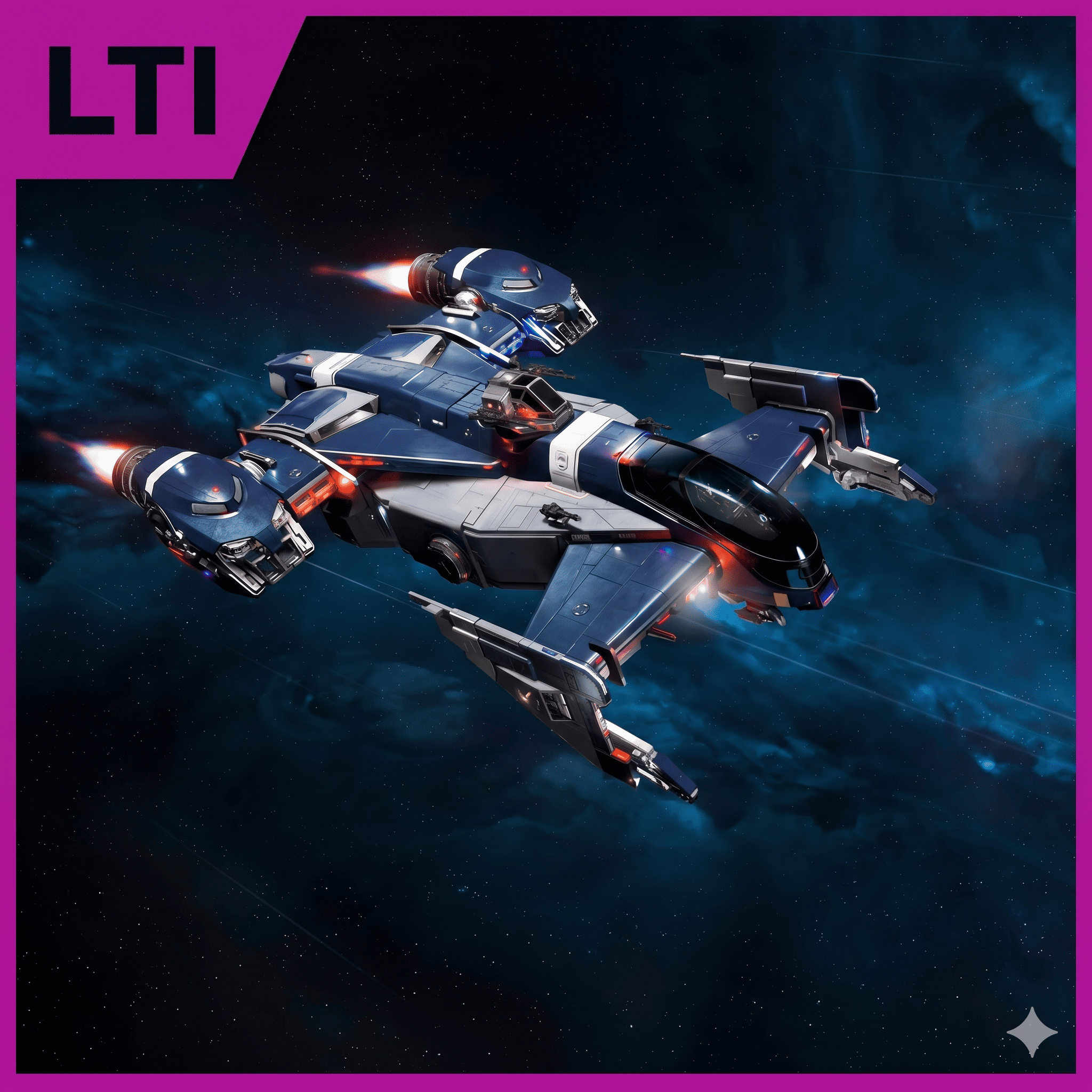 This is a Drake Cutlass Blue LTI (CCU’d) – image