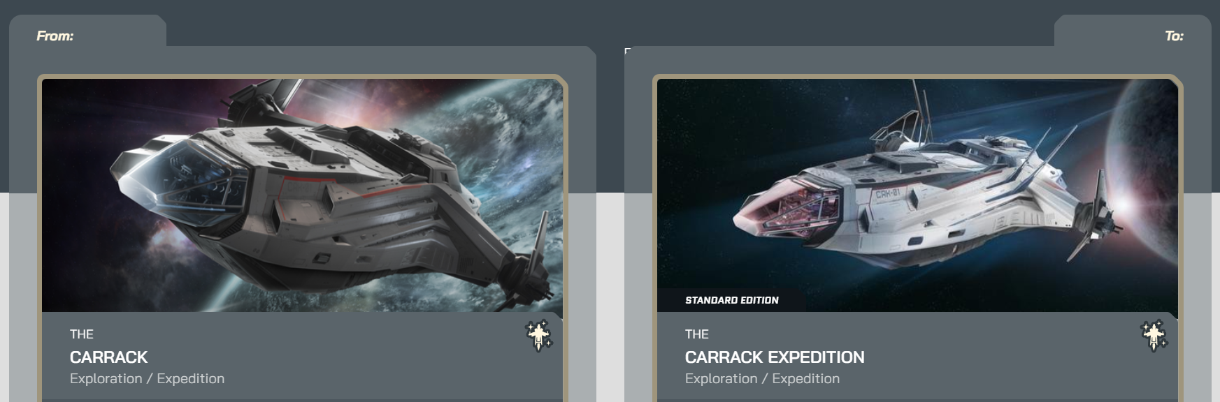 Carrack to Carrack Expedition Upgrade CCU – image