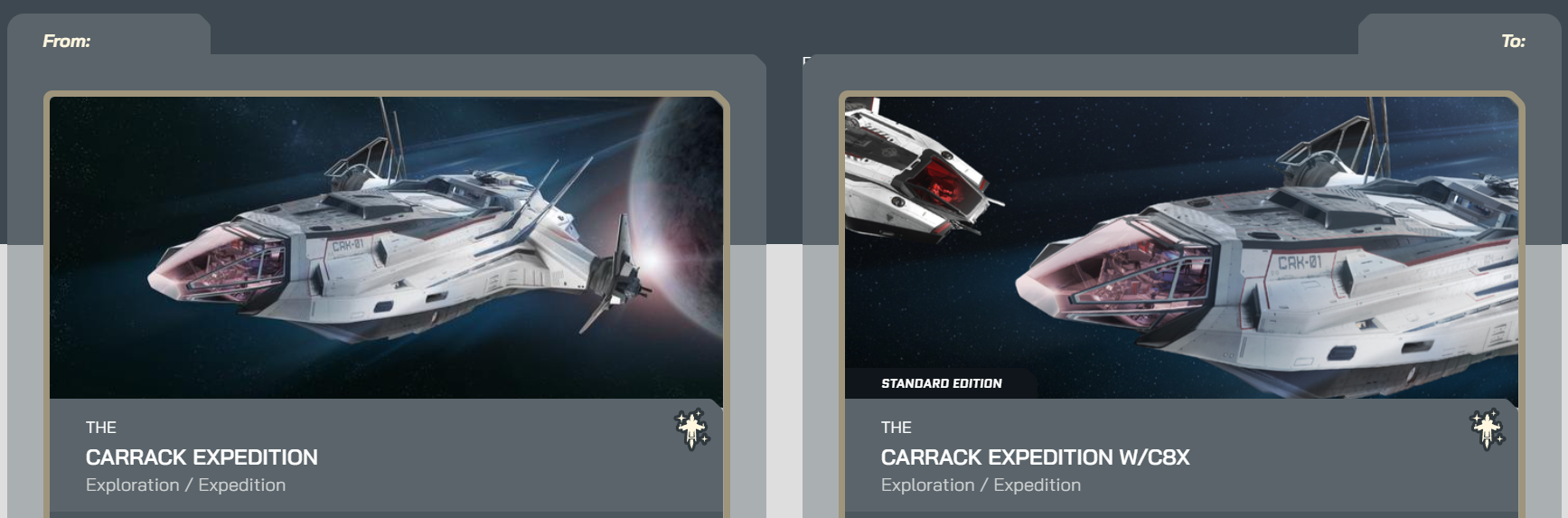 Carrack Expedition to Carrack Expedition w/c8x Upgrade CCU – image