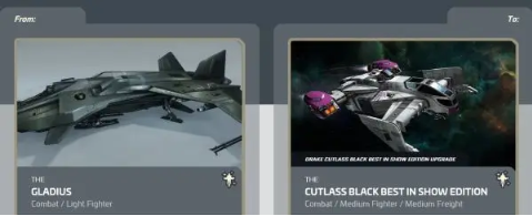 CCU Gladius to Cutlass Black Best In Show Edition 2949 – image